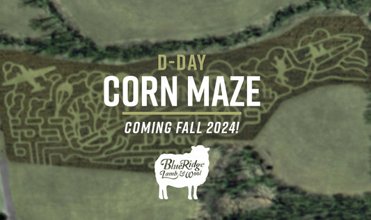 D-Day corn maze in Bedford County, Virginia